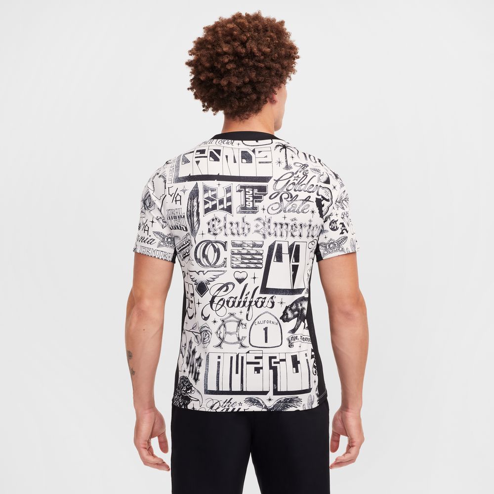 Nike Club America 2025 Dri-FIT Academy Short-Sleeve Pre-Match Top